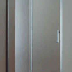 B&w-luxury Profilo Schuifdeur 2 Delig 140x195 Cm. Chroom-helder Clean