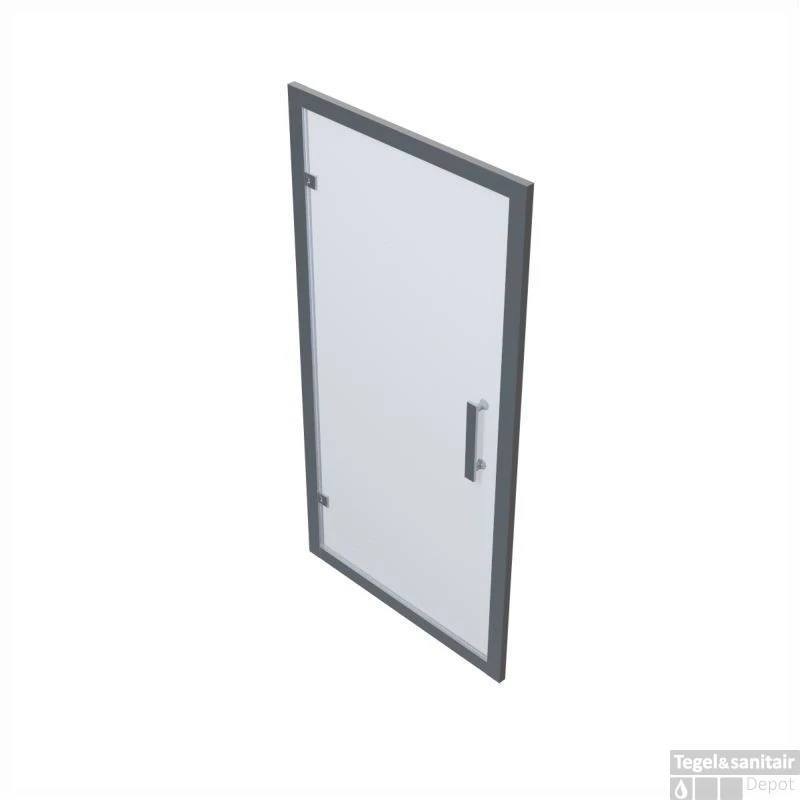 B&w-luxury Profilo Draaideur 1delig 100x195 Cm. Chroom-helder Clean 2 B&w-luxury Profilo Draaideur 1delig 100x195 Cm. Chroom-helder Clean - Afbeelding 2