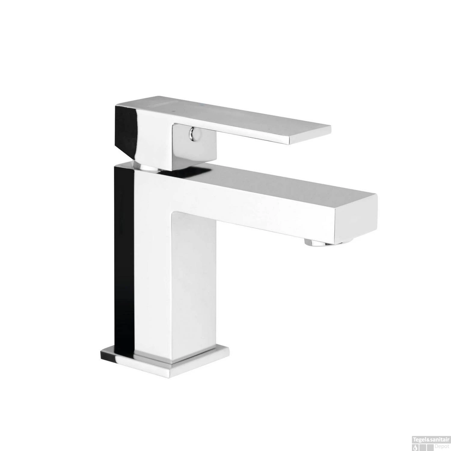 Wastafelmengkraan Sapho Latus 1-hendel Recht 13.7 Cm Chroom
