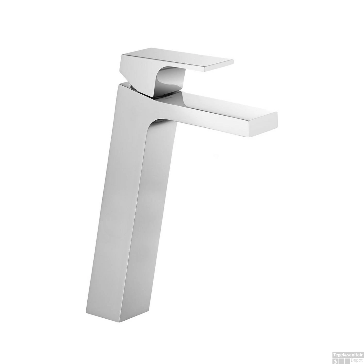 Wastafelmengkraan Sapho Latus 1-hendel Recht 24.7 Cm Chroom