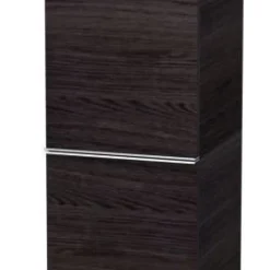 B&w-luxury Attivo Hoge Kast Li./re. 173x35x35cm. Donker Eiken 06