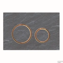 Bedieningsplaat Geberit Sigma 21 Voor 2-toets Spoeling Rosé Goud / Mustang Leisteen