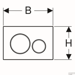 Bedieningsplaat Geberit Sigma 20 2-Toets Spoeling Zwart -Baden Luxe Verkoop 115882dw1 bedieningsplaat geberit sigma 20 2 toets spoeling mat zwart tech