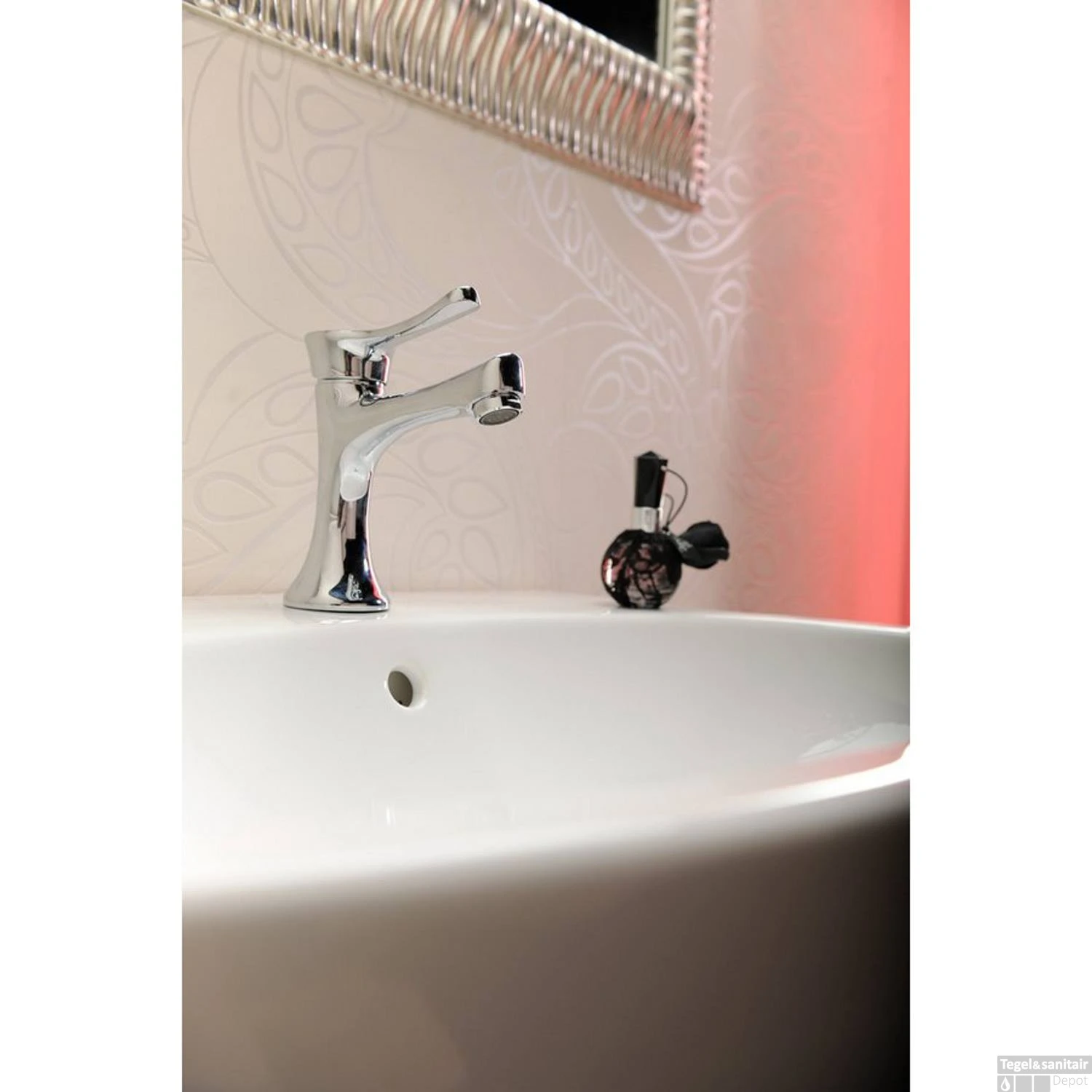 Wastafelmengkraan Sapho Belinda 1-hendel Recht 17 Cm Chroom (incl. Pop-up Waste) 2 Wastafelmengkraan Sapho Belinda 1-hendel Recht 17 Cm Chroom (incl. Pop-up Waste) - Afbeelding 2