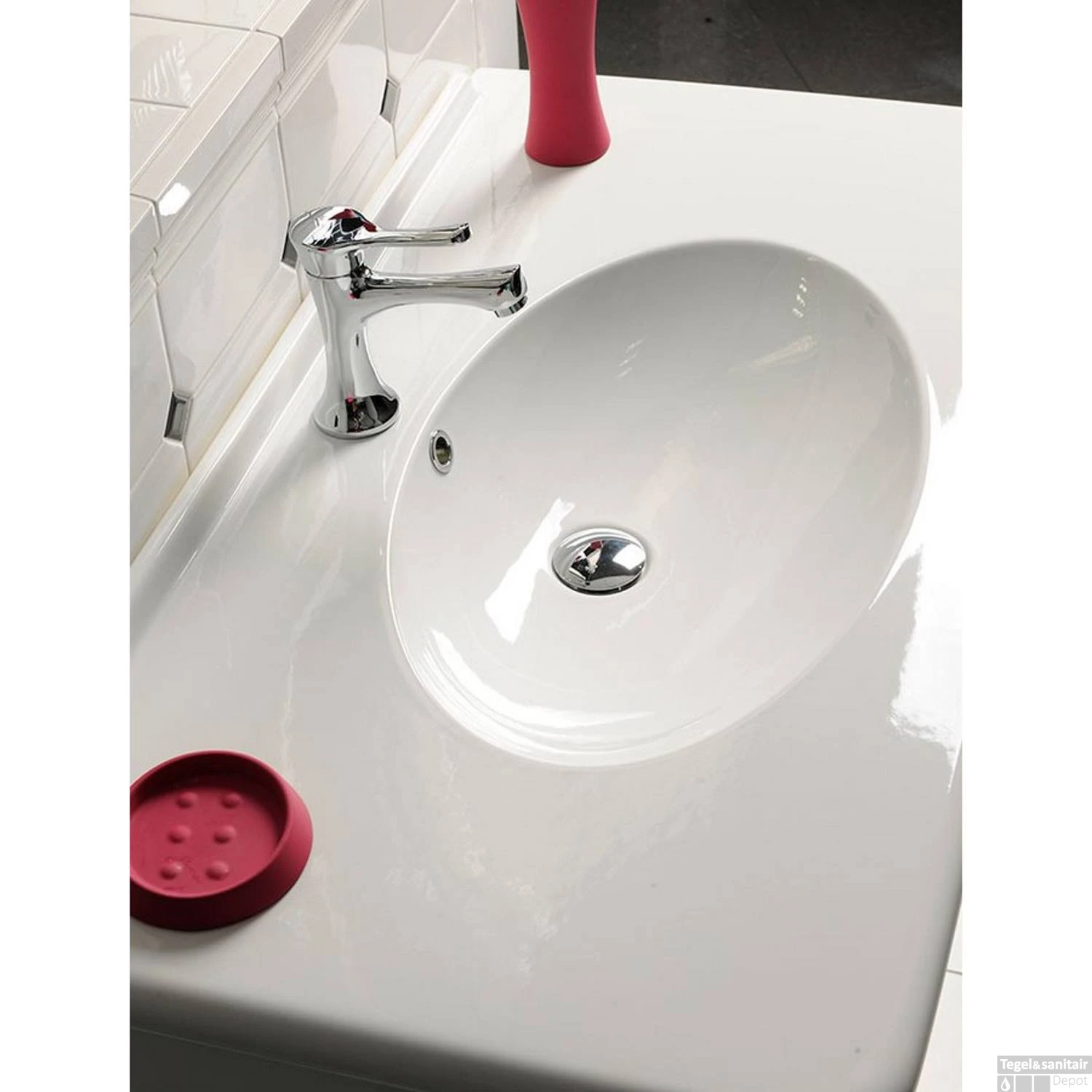 Wastafelmengkraan Sapho Belinda 1-hendel Recht 17 Cm Chroom (incl. Pop-up Waste) 3 Wastafelmengkraan Sapho Belinda 1-hendel Recht 17 Cm Chroom (incl. Pop-up Waste) - Afbeelding 3