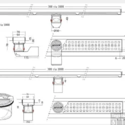 Berg Van Den Premium Line Douchegoot 50 Cm. Zij-/onder Uitlaat Rvs 7 Berg Van Den Premium Line Douchegoot 50 Cm. Zij-/onder Uitlaat Rvs -Baden Luxe Verkoop 12601