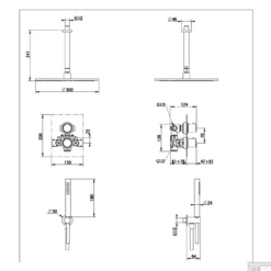 Regendoucheset Inbouw Salenzi Giro R Plafond Uitloop Gepoedercoat Messing Mat Zwart 20 Cm 23 Regendoucheset Inbouw Salenzi Giro R Plafond Uitloop Gepoedercoat Messing Mat Zwart 20 Cm -Baden Luxe Verkoop 14aj15 tech2 2