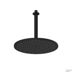 Regendoucheset Inbouw Salenzi Giro S Plafond Uitloop Gepoedercoat Messing Mat Zwart 20 Cm -Baden Luxe Verkoop 14aj15mzw05 detail 2 3