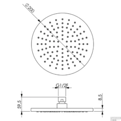 Regendoucheset Inbouw Salenzi Giro S Plafond Uitloop Gegalvaniseerd Geborsteld Koper 20 Cm -Baden Luxe Verkoop 14aj15r tech3 4 1 1 1 2