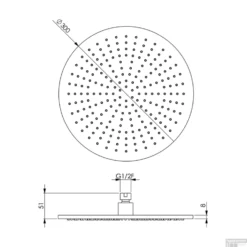 Regendoucheset Inbouw Salenzi Giro S Plafond Uitloop Gegalvaniseerd Geborsteld Koper 20 Cm -Baden Luxe Verkoop 14aj15r tech4 7 1 1 1 2