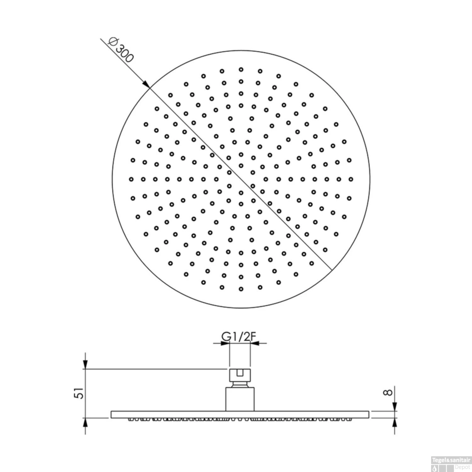 Regendoucheset Inbouw Salenzi Giro R Muur Uitloop Gepoedercoat Messing Mat Zwart 30 Cm 7 Regendoucheset Inbouw Salenzi Giro R Muur Uitloop Gepoedercoat Messing Mat Zwart 30 Cm - Afbeelding 7