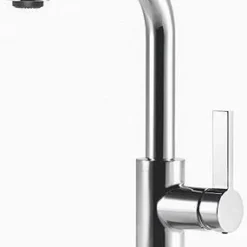 Dornbracht Elio Keukenkraan Met Uittrekbare Vaatdouche Platina Mat