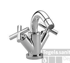 Dornbracht Tara. Bidetkraan Uitloop 110 Mm. Met Kruisgreep Chroom