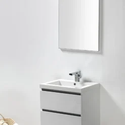 Badkamermeubelset Sanilux Trendline 60x47x50 Cm Light Wood -Baden Luxe Verkoop 18060hgw 1 60cm 2 1 1