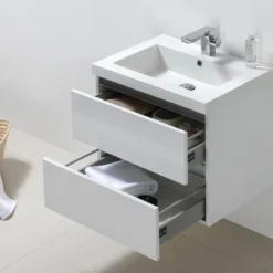 Badkamermeubelset Sanilux Trendline 60x47x50 Cm Light Wood -Baden Luxe Verkoop 18060hgw 2 60cm 2 1 1