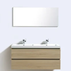 Badkamermeubelset Sanilux Trendline 120x47x50 Cm Light Wood