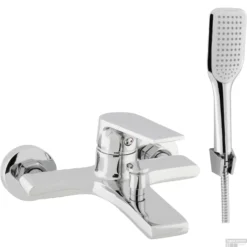 Badmengkraan Eengreeps VM Move Met Handdouche (incl. Rozetten En S-koppelingen) Chroom