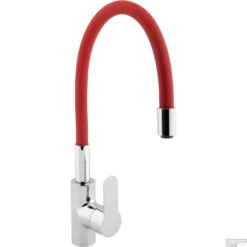Keukenmengkraan VM Play Met Mobiele Rubbere Bek Rood
