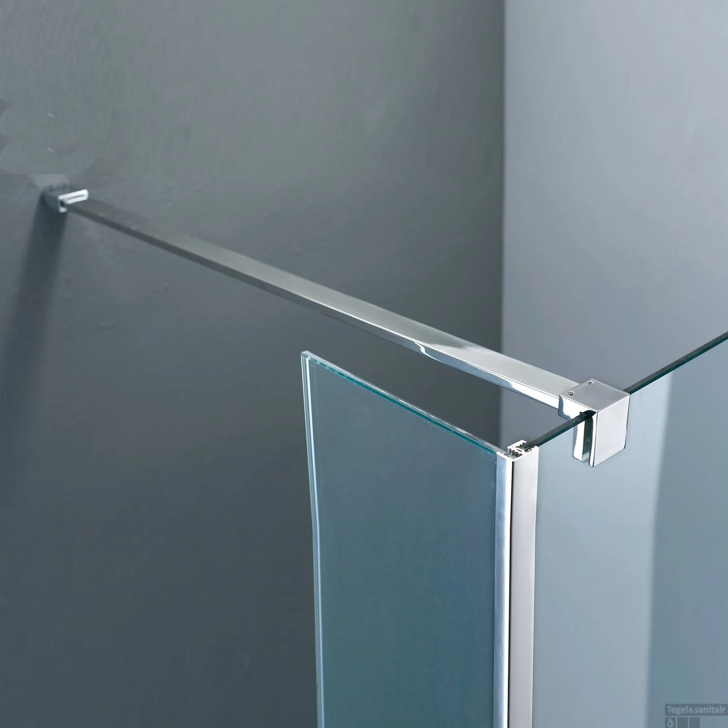 Vierkante Stabilisatiestang Chroom 120cm (complete Set) 1 Vierkante Stabilisatiestang Chroom 120cm (complete Set)