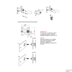 Wastafelkraan Afbouwdeel Salenzi Giro Gegalvaniseerd Geborsteld Messing Goud -Baden Luxe Verkoop 19aj15 montage 3