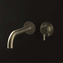 Wastafelkraan Afbouwdeel Salenzi Giro Gegalvaniseerd Geborsteld Messing Goud -Baden Luxe Verkoop 19aj15gbme04 ambiance 1