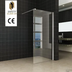 Wiesbaden Safety Glass 2.0 Inloopdouche + Muurprofiel 900x2000 10mm NANO Glas -Baden Luxe Verkoop 20.3756 3