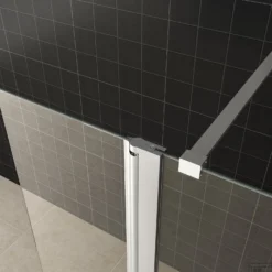 Zijwand Wiesbaden Draaibaar 40x200 Cm 10mm NANO Coating -Baden Luxe Verkoop 20.3842 2 1