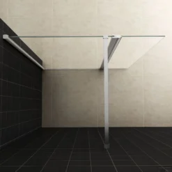 Wiesbaden Zijwand 30x200 Cm + Scharnierprofiel 10mm NANO Glas -Baden Luxe Verkoop 20.3842 3