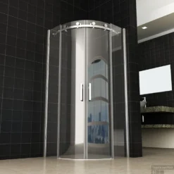 Douchecabine Wiesbaden 2 Schuifdeuren 90x90cm 8mm NANO Coating