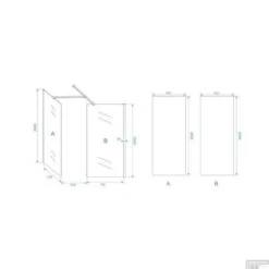 Inloopdouche Wiesbaden Combinatie-Set 130x80x200 Cm Glasdikte 10 Mm Nano -Baden Luxe Verkoop 20.4505 6 inloopdouche wiesbaden combinatie set 130x80x200 cm glasdikte 10 mm nano
