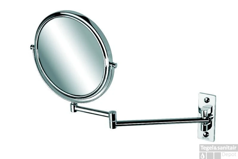 Geesa Cosmetic Collection Scheerspiegel 2-armig Rond 20 Cm. 3x Vergrotend Chroom 1 Geesa Cosmetic Collection Scheerspiegel 2-armig Rond 20 Cm. 3x Vergrotend Chroom