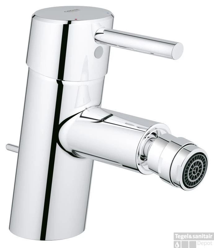Grohe Concetto Bidetkraan Met Waste Chroom 1 Grohe Concetto Bidetkraan Met Waste Chroom