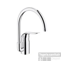 Grohe Euroeco Special Keukenkraan Hoog Met Hendel 12 Cm. Chroom