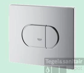 Grohe Arena Cosmopolitan Bedieningsplaat 2-knops Frontbediening Horizontaal Chroom 1 Grohe Arena Cosmopolitan Bedieningsplaat 2-knops Frontbediening Horizontaal Chroom