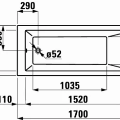 Laufen Pro Bad 180x80 Cm. Met Frame En L-paneel Rechts Wit 7 Laufen Pro Bad 180x80 Cm. Met Frame En L-paneel Rechts Wit -Baden Luxe Verkoop 2329560000001 tt2