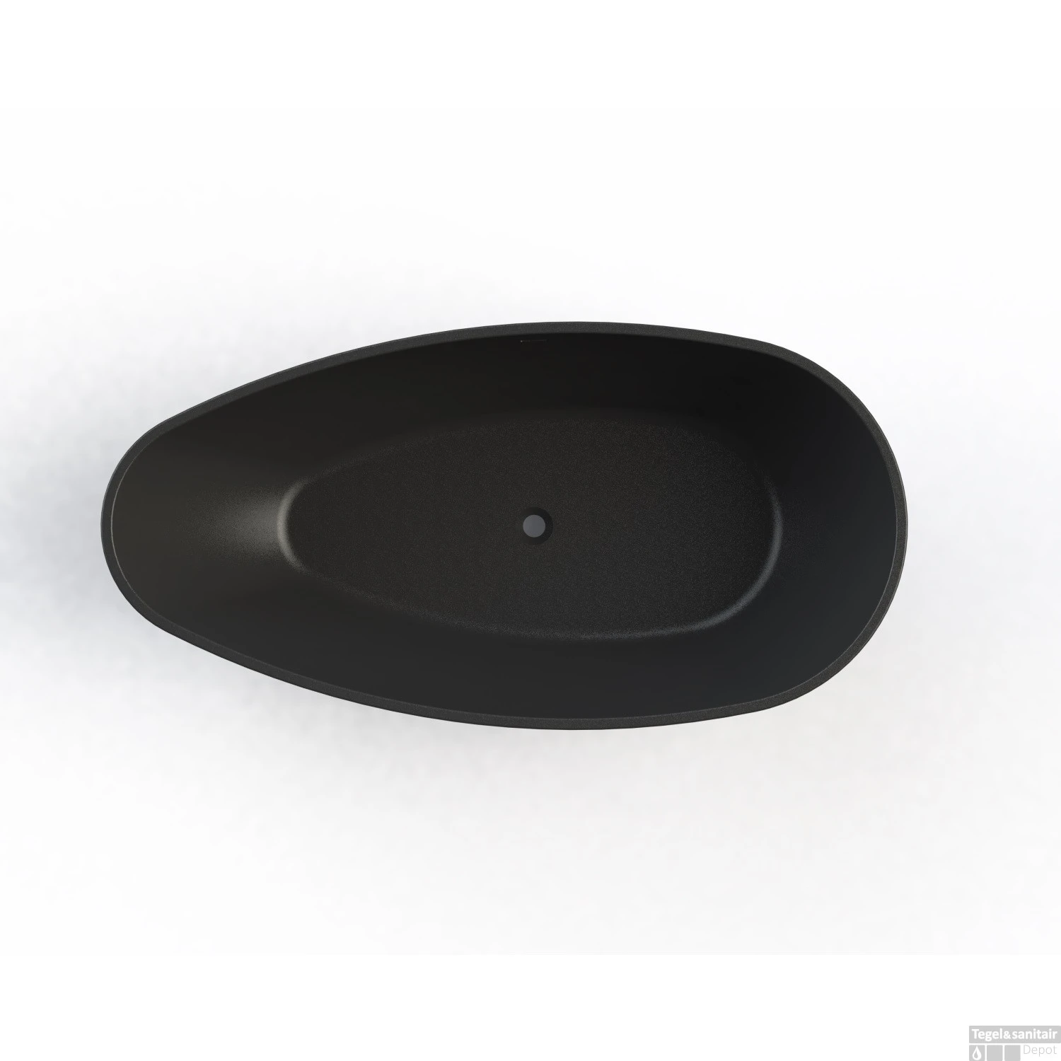 Vrijstaand Ligbad Salenzi Unica 170x86x54 Cm Cast Marble Mat Zwart 5 Vrijstaand Ligbad Salenzi Unica 170x86x54 Cm Cast Marble Mat Zwart - Afbeelding 5