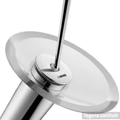 Hansa Murano Wastafelkraan Chroom-mat Glas