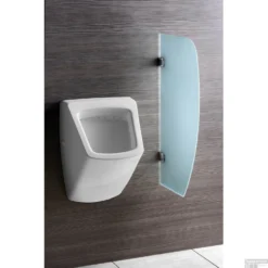 Urinoirscherm Schaamschot Sapho 80x40 Cm Gehard Glas -Baden Luxe Verkoop 2502 05 urinoirscherm schaamschot sapho 80x40 cm gehard glas 4