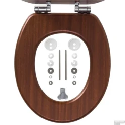 Toiletzitting Tiger Douglas Softclose Hout Walnoot -Baden Luxe Verkoop 251675346 sfeer 4 1