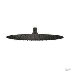 Hoofddouche Qisani Flow Ø 30 Cm Geborsteld Mat Zwart