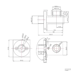 Thermostatische Inbouw Regendouche Set Wiesbaden Type 22 Wandarm Hoofddouche 20 Cm Vierkant Glijstang -Baden Luxe Verkoop 29.3802 1 2