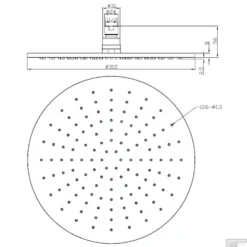 Thermostatische Inbouw Regendouche Set Wiesbaden Type 4 Plafondarm 30 Cm Rond -Baden Luxe Verkoop 29.3816 1 1 1