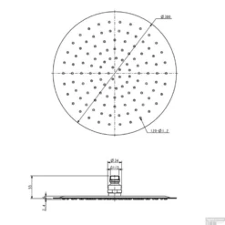 Thermostatische Inbouw Regendouche Set Wiesbaden Type 19 Wandarm Ufo 30 Cm Rond -Baden Luxe Verkoop 29.3818 3