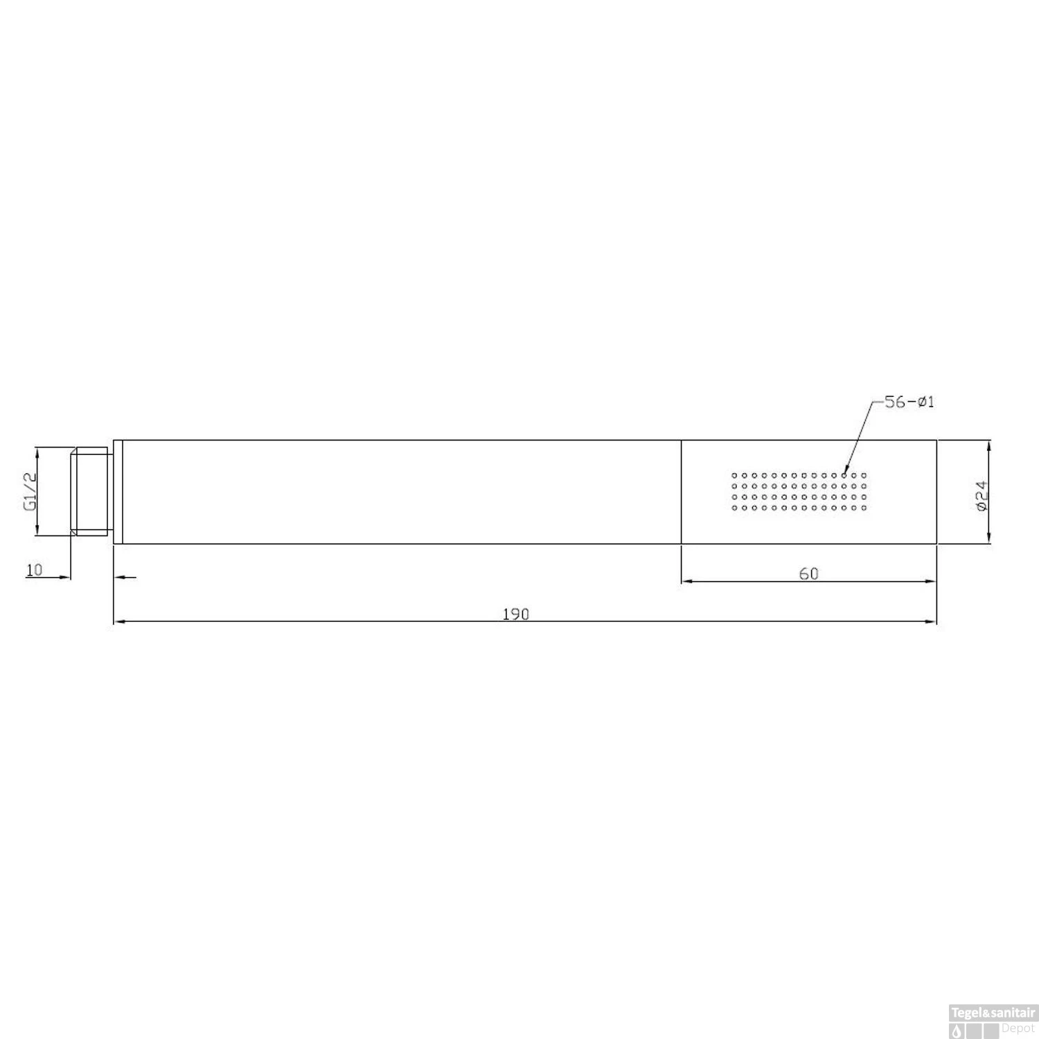 Thermostatische Inbouw Regendouche Set Wiesbaden Type 13 Plafondarm 20 Cm Vierkant Glijstang 8 Thermostatische Inbouw Regendouche Set Wiesbaden Type 13 Plafondarm 20 Cm Vierkant Glijstang - Afbeelding 8