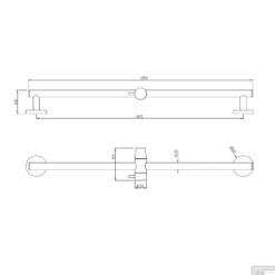 Thermostatische Inbouw Regendouche Set Wiesbaden Type 21 Wandarm Ufo 20 Cm Rond Glijstang -Baden Luxe Verkoop 29.3840 1 2