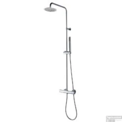 Aktie Regendoucheset Caral Eco Chroom Rond