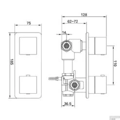 Thermostatische Inbouw Regendouche Set Wiesbaden Type 13 Plafondarm 20 Cm Vierkant Glijstang 23 Thermostatische Inbouw Regendouche Set Wiesbaden Type 13 Plafondarm 20 Cm Vierkant Glijstang -Baden Luxe Verkoop 29.3965 1 4