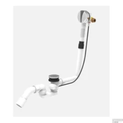 Luxe Bad Plugoverloopcombinatie Met Badvulfunctie Chroom