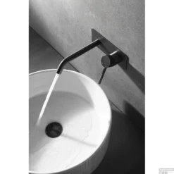 Wastafelkraan Wiesbaden Ribbd Inbouw Mengkraan Eenhendel Inclusief Afdekplaat Gunmetal -Baden Luxe Verkoop 29.5333 3wastafelkraan wiesbaden ribbd inbouw mengkraan eenhendel inclusief afdekplaat gunmetal