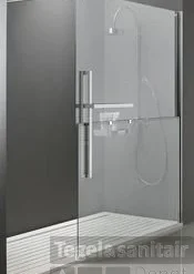 Huppe Manufaktur Duplo Walk-in 100 X 200 Cm. Rechts Iel Chroom-antiplaque Glas -Baden Luxe Verkoop 29791